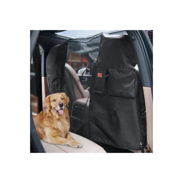 46" Wide Dog Car Net Barrier for SUVs, Cars, Vehicles, and Trucks with Storage Bag