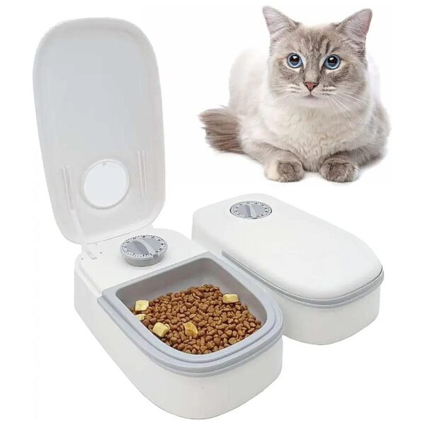 48-Hour Smart Pet Feeder with Wet and Dry Food Dispensing Ability