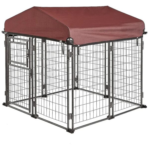 48-Inch Long by 48-Inch Wide by 54-Inch Tall Dog Kennel