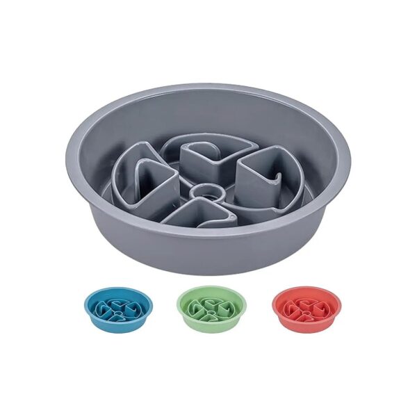 4-Cup Large Slow Feeder Dog Bowls, Perfect for Large and Medium Breed Dogs