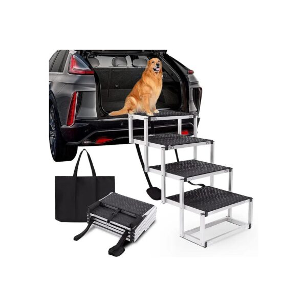 4-Step Pet Ladder for Large Dogs Up to 150 lbs