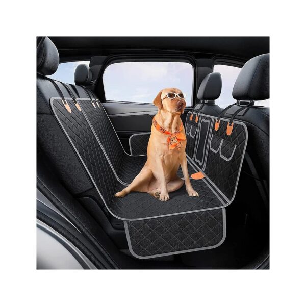 4-in-1 Dog Car Seat Cover 100% Backseat Waterproof