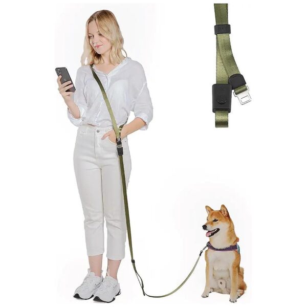 4-in-1 Dog Leash for Customizable Control and Comfort during Walks and Runs