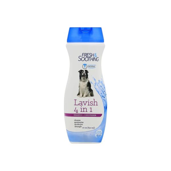 4-in-1 Shampoo and Conditioner for Dogs and Cats with Natural Ingredients