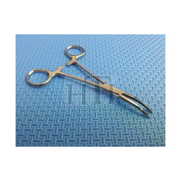 5 Inch Curved Pet Hair Remover with Locking Hemostat for Gentle Trimming