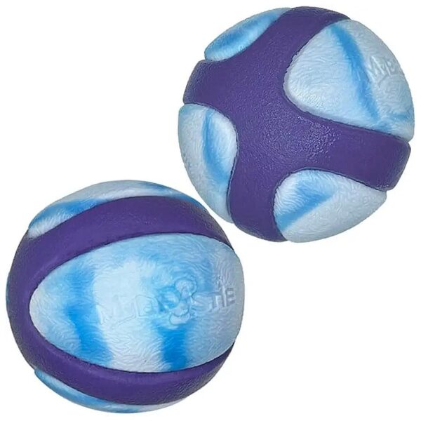 5 Inch Pack of Vibrant Rubber Chew Balls Compatible with Most Ball Launchers, 20-60 Lbs