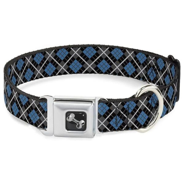 5 Inch Wide Seatbelt Buckle Dog Collar for 18-32 Inch Neck Size