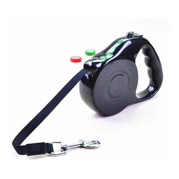 5 Meter Long Retractable Dog Leash with Lock and Release Function for Active Pets