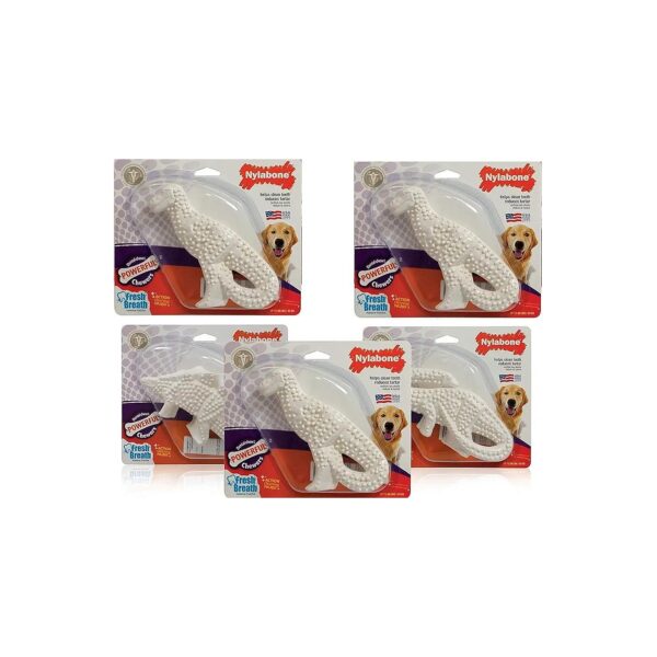 5 Pack of Textured Dental Chews for Teeth Cleaning and Tartar Control