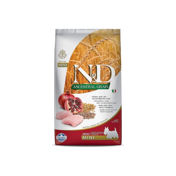 5 Pound Bag of Gluten Free Small Bites Dry Dog Food with Chicken