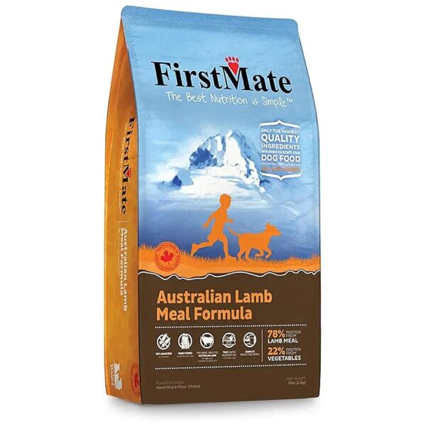 5 Pound Lamb Dog Food for Active Dogs with Antioxidants and No Grains