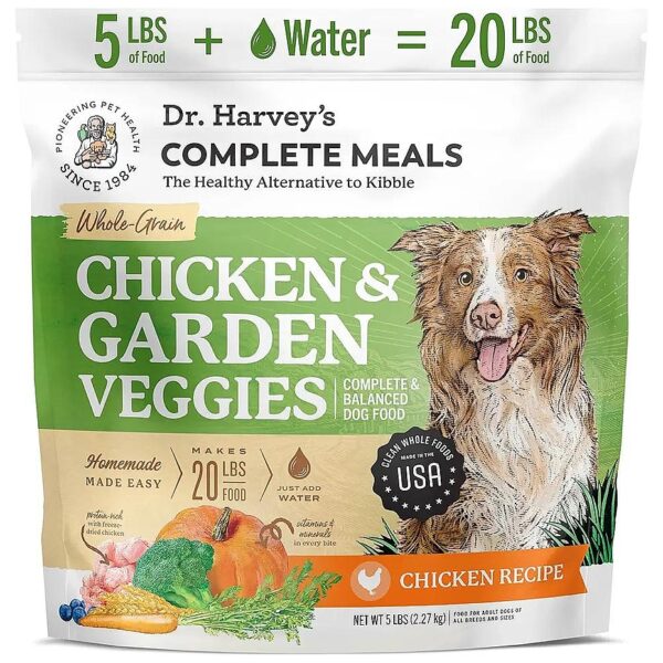 5 Pounds of Human Grade Dehydrated Dog Food with Freeze-Dried Chicken