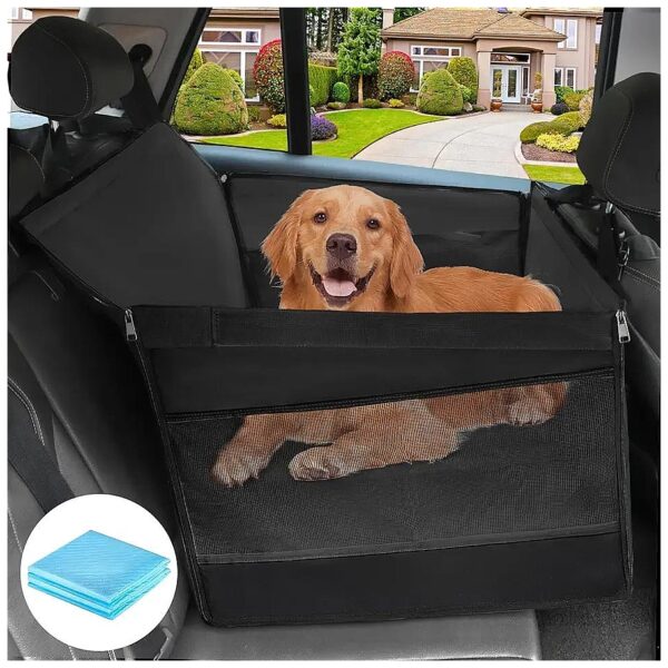 5'' Sturdy Car Seat for Dogs Up to 65lbs or 2 Small Dogs