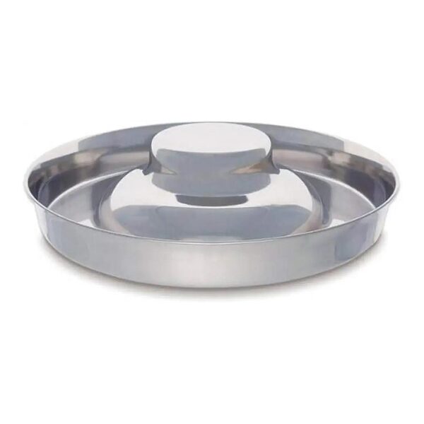 5-Inch Deep Stainless Steel Dog Food Dish for Small Breeds