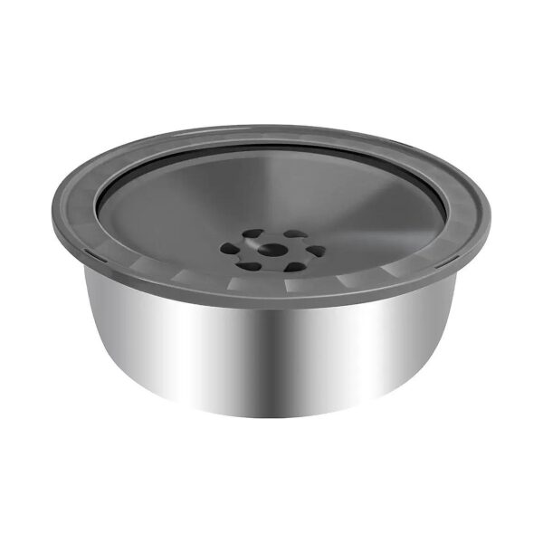 5L Super Large Slow Feeding Water Bowl for Dogs with Stainless Steel Construction