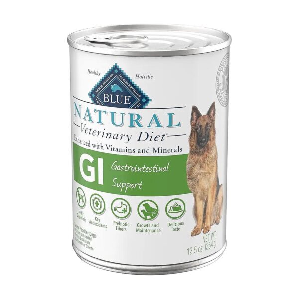 5-Ounce Wet Dog Food Cans with Chicken Recipe for Gastrointestinal Support