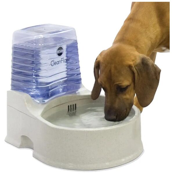 5gal Granite Pet Water Bowl with Filtering System and Silent, Leak-Proof Design