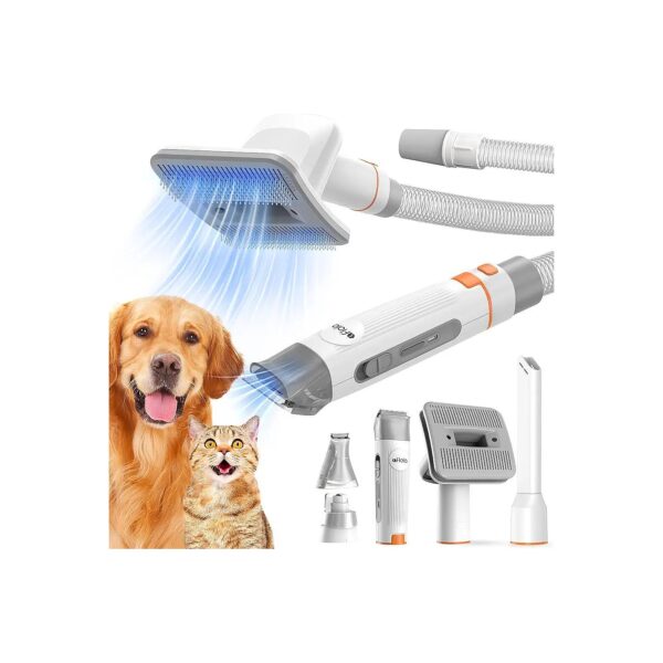 5-in-1 Dog Grooming Vacuum Attachment for Ultimate Pet Care