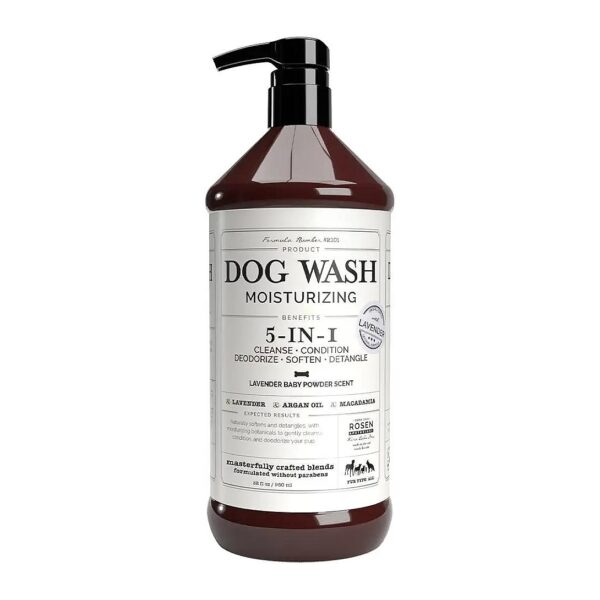 5-in-1 Dog Wash Shampoo for Complete Coat Care and Hydration