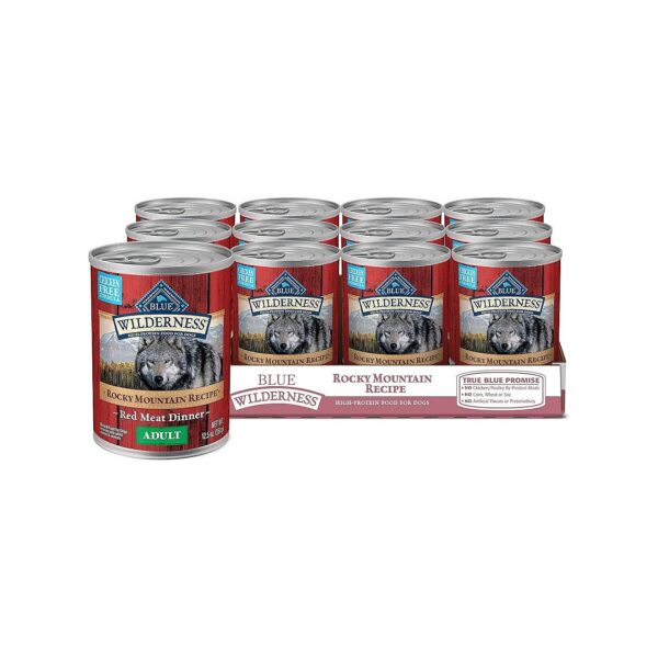 5-oz Cans of High-Protein Wet Dog Food with Real Beef Flavor