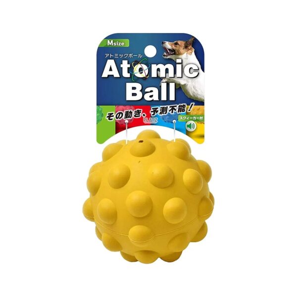 6 oz Lightweight Orange Atomic Ball Dog Toy for Small and Medium Dogs