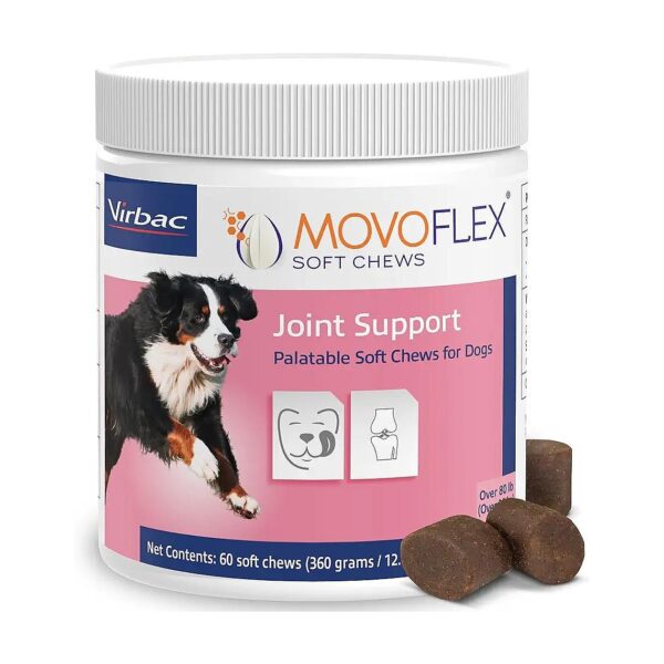 60-Day Supply of Large Dog Joint Support Soft Chews with Simple Once-a-Day Dosing