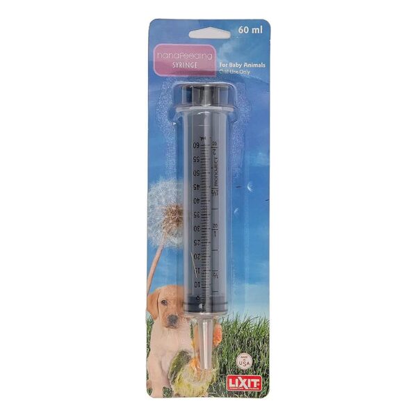 60ML Hand Feeding Syringes for Puppies Kittens Rabbits Baby Animals