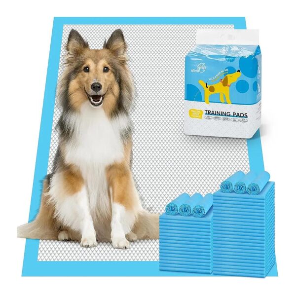 6-Layer Absorbent Dog Potty Training Pads with Quick-Drying Technology