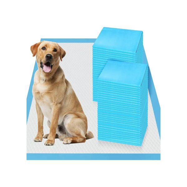 6-Layer Heavy Absorbent Pet Training Pads for Multiple Pets and Uses