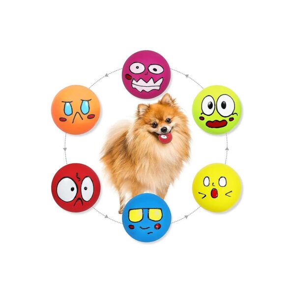 6PCS/Set Squeaky Dog Chewing Toys for Small Pet Dogs with Durable and Non-Toxic Materials