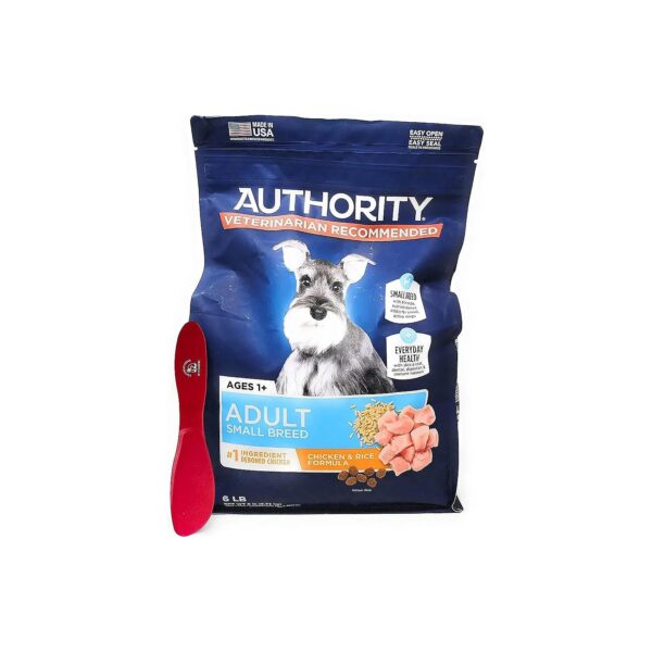 6lb Dry Dog Food with No Artificial Colors, Flavors or Preservatives and Mixing Spatula