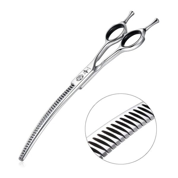 7 Inch Dog Grooming Shears with Thin Edge and Precise Cutting