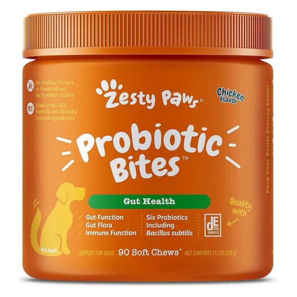 7 Ounce Probiotic Soft Chew Supplement for Dogs