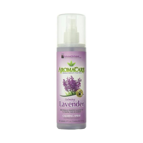 8 Ounce Dog Calming Spray Featuring Lavender, Ylang Ylang, and Jasmine Essential Oils