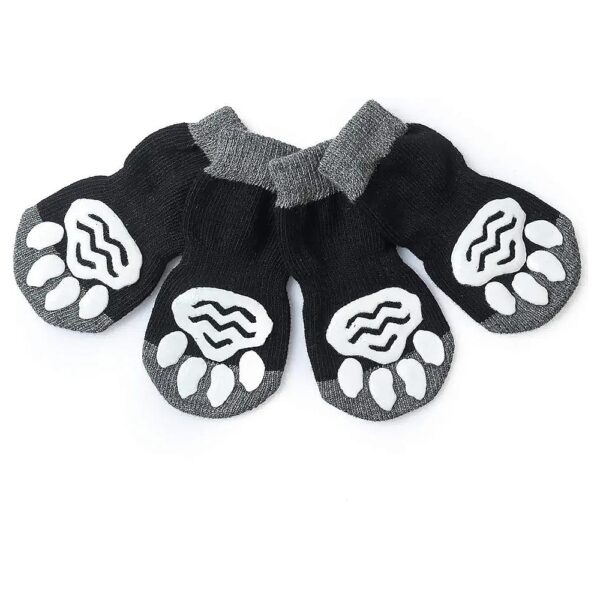 8 Sizes of Anti-Slip Dog Socks, from Extra Small to Extra Large, for Any Breed