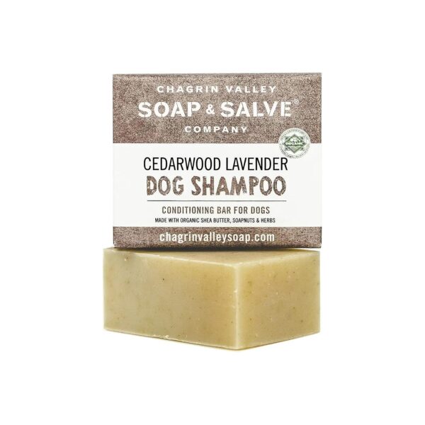 8 oz Organic Lavender and Cedarwood Shampoo Bar for Daily Use