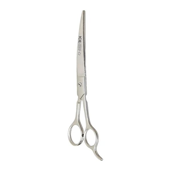 8-Inch Stainless Steel Curved Blade Shear with Ice Tempered Edge for Efficient Cutting