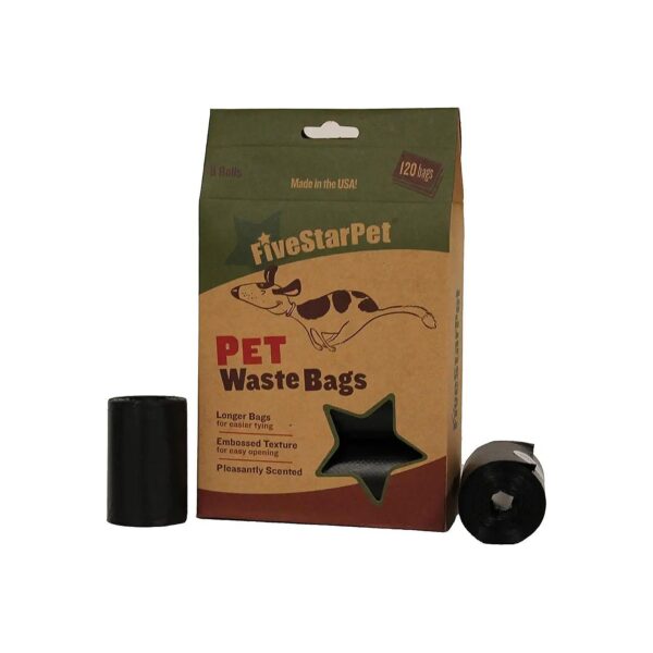 9 x 25 Inch Dog Waste Bags with USA Made Quality and Easy Open Design