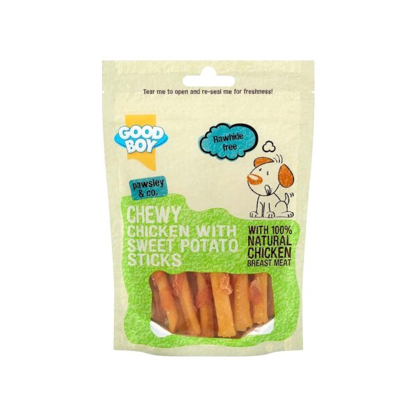 90g Packs of Sweet Potato and Chicken Flavor Dog Treats