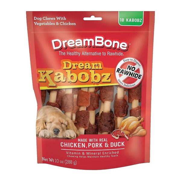 A Bunch of Healthy Chews Made with Real Chicken and Veggies for Dogs