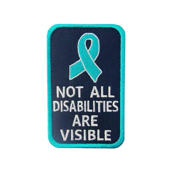 A Symbol of Support with this Not All Disabilities are Visible Dog Patch