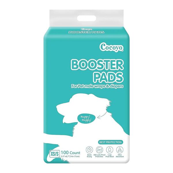 Absorbent Booster Pads for Washable Diapers XS/S Size 100 Count White Paper Material