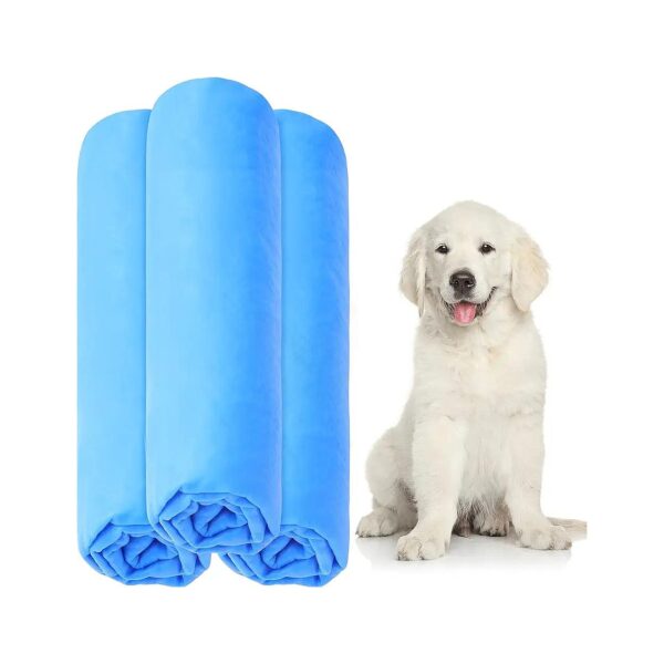 Absorbent Pet Towels for Any Size Pet, Machine Washable and Quick Drying