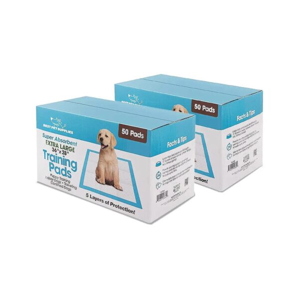 Absorbent Puppy Pee Pads for Whelping and Training Puppies - No-Leak Guarantee