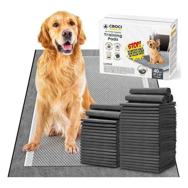 Activated Carbon Charcoal Dog Pads for Comfortable, Dry, and Odor-Free Potty Training