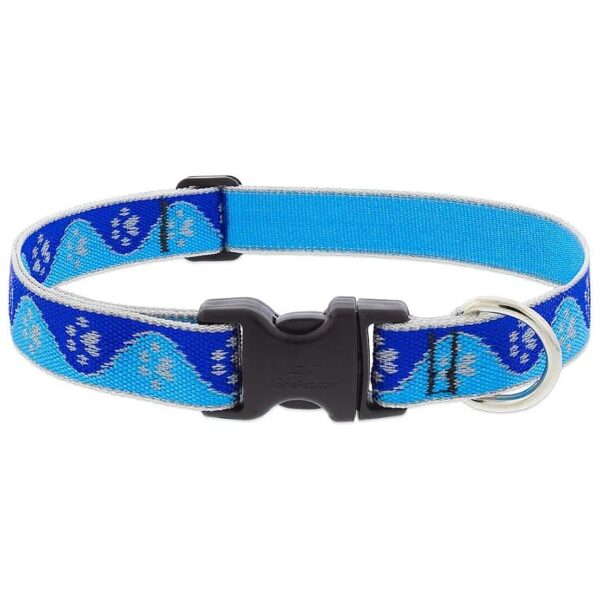 Adjustable Blue Reflective Dog Collar for Small to Large Breeds