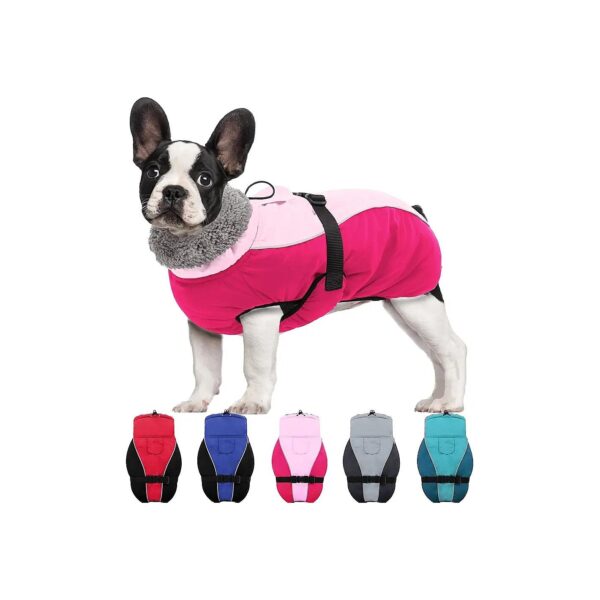 Adjustable Buckle Windproof Reflective Dog Jacket for Small Medium Large Dogs