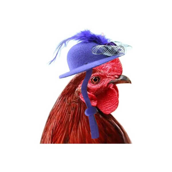 Adjustable Chicken Hats for Holiday and Party Pet Accessories