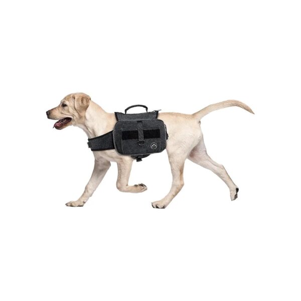 Adjustable Dog Backpack for Large Breeds with Side Pockets and Cooling Mesh Lining