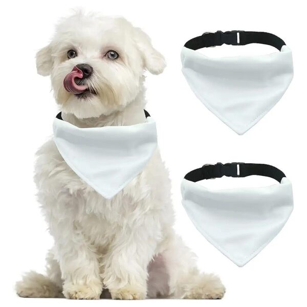 Adjustable Dog Bandanas with Quick Release Buckle for Small Pets